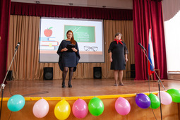 "The big screen is extremely necessary for us, since we teach visually impaired children. The teachers and the children are very happy, and they have even more opportunities for development and learning now," says Olga Nikolaeva, director of the Svobodny correctional boarding school.