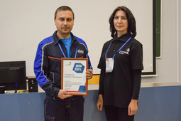 Members of the expert group: Anton Sadovsky (Amur GPP) and Elena Sugakova (Amur Technical College).