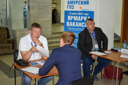 Representatives of Gazprom Pererabotka Blagoveshchensk (the investor, owner and operator of the Amur GPP) held the job fair together with the local center of employment.