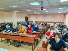 The career guidance meetings were held at the following educational institutions: Tomsk Industrial and Humanitarian College, National Research Tomsk State University, Tomsk Polytechnic College, Tomsk State University of Control Systems and Radioelectronics.