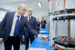 Yuri Lebedev, General Director of Gazprom Pererabotka Blagoveshchensk LLC and Andrey Plutenko, rector of Amur State University.