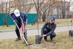 It is worthy of note that the total number of participants in this campaign was 77 people on the 77th anniversary of the Victory Day.