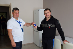 Gazprom Pererabotka Blagoveshchensk employees and their family members celebrated a housewarming party last weekend in a new house in the center of Svobodny.