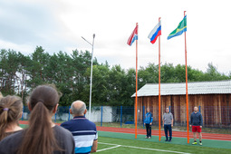 "This program is implemented in the Amur Region with help of Gazprom. Moreover, such stadium is not the only one — such facilities are built around the whole region. In 2019 we asked the governor to include our district into this program, and we're thankful for his response" — explained Elvira Agafonova, the head of the district.