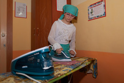 "Our teachers have selected the training programs for the children to learn sewing and souvenir making. The children will learn how to make badges, sew textile goods and toys on their own and acquire useful skills," says Irina Romanova, Director of the social shelter.