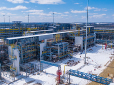 Gas dehydration and purification unit of the first process line of the Amur Gas Processing Plant