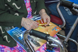 Lonely grandparents spend their free time here. They watch TV, read books, share their interests, and participate in events and joint tea parties.