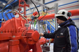 Pumping station of the Amur Gas Processing Plant has successfully passed the tests and is ready for operation. Individual tests of critical utilities, infrastructure, and offsites like the pumps for household, drinking, fire-fighting and industrial water of the onsite pumping station, have been completed.