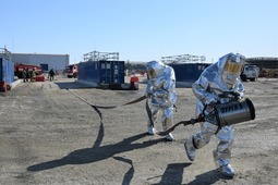 The drill involved 22 pieces of equipment and about 200 specialists, including the employees of the Main Department of the EMERCOM of Russia in the Amur region.