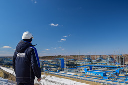 The second tank farm of the Amur GPP feedstock and product area is preparing to receive liquefied petroleum gases.