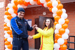 Gazprom Pererabotka Blagoveshchensk employees and their family members celebrated a housewarming party in a house with 56 apartments in the center of Svobodny.