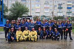 Throughout the year, 26 volunteers from among the employees of various divisions of the owner and the operator of the Amur Gas Processing Plant underwent comprehensive training on implementation of measures related to elimination of emergency situations.
