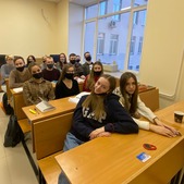 Students of Amur State University at the lectures at Gubkin Russian State University of Oil and Gas.